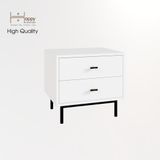  HAPPY FURNITURE , Táp đầu giường chân sắt - BECKY , THK_033 , 50cm x 40cm x 45cm 