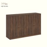 HAPPY FURNITURE , Tủ lưu trữ 4 cửa mở - DALEY , TCM_257 , 160cm x 45cm x 100cm DxRxC 