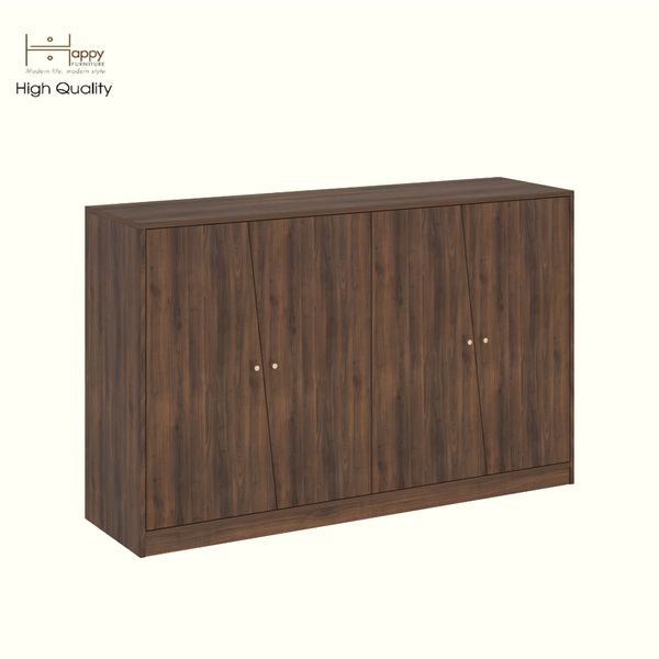  HAPPY FURNITURE , Tủ lưu trữ 4 cửa mở - DALEY , TCM_257 , 160cm x 45cm x 100cm DxRxC 