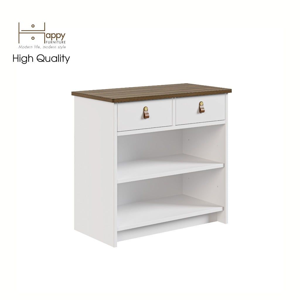  HAPPY FURNITURE , Tủ lưu trữ 3 tầng 2 ngăn kéo - NOMIA , THK_068 , 68cm x 35cm x 64cm 
