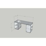  HAPPY FURNITURE , Bàn làm việc 4 ngăn - MAY , BAN_149 , 160cm x 59cm x 75cm DxRxC 