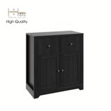  HAPPY FURNITURE ,  Tủ kết hợp kệ đựng đồ 2 cửa mở - CANA , TCM_004 , 80cm x 40cm x 87cm 