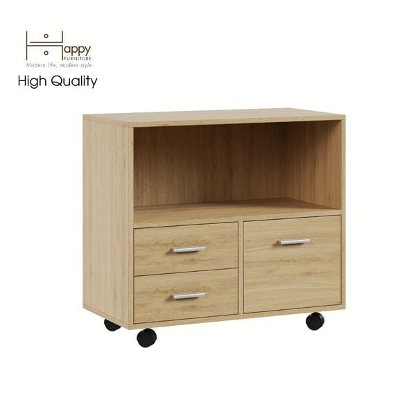  HAPPY FURNITURE , Tủ đựng hồ sơ 2 ngăn kéo - COMFEE , THK_018 , 80cm x 40cm x 66cm 