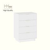  HAPPY FURNITURE , Tủ lưu trữ 4 ngăn kéo - NAMI, THK_240 , 70cm x 45cm x 98cm DxRxC 