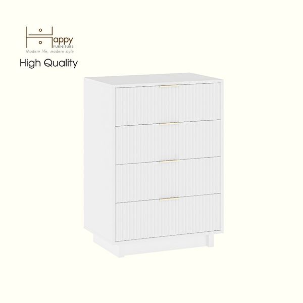  HAPPY FURNITURE , Tủ lưu trữ 4 ngăn kéo - NAMI, THK_240 , 70cm x 45cm x 98cm DxRxC 
