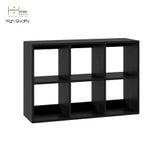  HAPPY FURNITURE , Kệ sách 2x3 - ZANE , KSA_037 , 90cm x 28cm x 60cm 