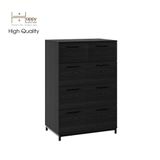  HAPPY FURNITURE , Tủ lưu trữ 5 ngăn kéo chân sắt - LOUIS , THK_062 , 68cm x 45cm x 102cm 