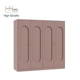  HAPPY FURNITURE , Tủ quần áo 4 cửa mở - SWEETY , TCM_066 , 180cm x 56cm x 176cm 