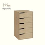  HAPPY FURNITURE , Tủ lưu trữ 5 ngăn kéo - ASO, THK_339 , 50cm x 50cm x 89cm DxRxC 