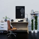  HAPPY FURNITURE , Bàn làm việc 1m2 - HELI , BAN_057 , 120cm x 60cm x 75cm 