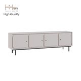  HAPPY FURNITURE , Tủ TV 4 cánh mở chân sắt - SWEETY , KTV_017 , 180cm x 40cm x 56cm 
