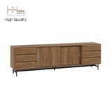  HAPPY FURNITURE , Kệ TV 2 cửa lùa - LUCA , KTV_015 , 220cm x 42cm x 65cm 