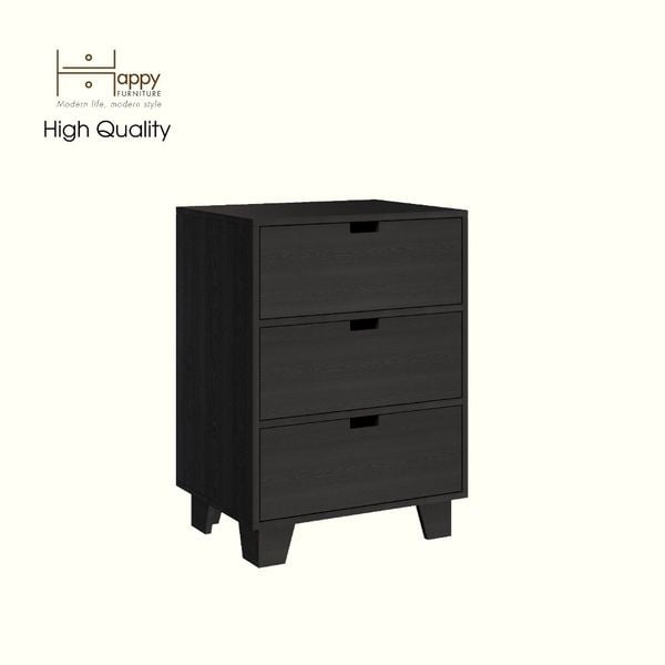  HAPPY FURNITURE , ALVA - Tủ lưu trữ 3 ngăn kéo , THK_227 , 60cm x 45cm x 82cm DxRxC 