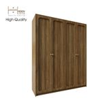  HAPPY FURNITURE , Tủ quần áo 4 cửa mở 1m6x2m - ELEGANT , TCM_084 , 160cm x 54cm x 200cm 