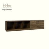  HAPPY FURNITURE , HEINEE - Kệ TV 2 cửa mở, KTV_069 , 200cm x 40cm x 46cm DxRxC, sản phẩm phổ thông 
