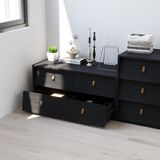  HAPPY FURNITURE , Tủ lưu trữ 4 ngăn kéo - CALYN , THK_313 , 100cm x 45cm x 47cm DxRxC 