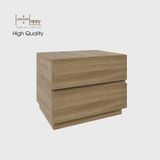 HAPPY FURNITURE , Táp đầu giường 2 ngăn - MACRO , THK_040 , 50cm x 42cm x 40cm 