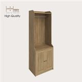  HAPPY FURNITURE , Tủ treo quần áo 2 cửa mở - CANA , TCM_003 , 70cm x 46cm x 199cm 