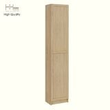  HAPPY FURNITURE , Kệ sách 6 tầng 1 cửa mở - CATY , KSA_053 , 40cm x 30cm x 202cm 