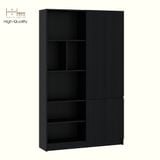  HAPPY FURNITURE , Kệ sách 4 cửa mở - CATY, KSA_085 , 110cm x 28cm x 180cm DxRxC 