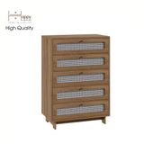  HAPPY FURNITURE , Tủ đựng đồ 5 ngăn kéo - MEYDAN , THK_078 , 78cm x 45cm x 112cm 