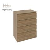  HAPPY FURNITURE , Tủ 4 ngăn kéo - DOOBIE , THK_005 , 80cm x 48cm x 101cm 