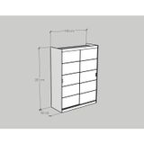  HAPPY FURNITURE , Tủ treo quần áo 1m5x2m - RUNI , TCL_004 , 150cm x 60cm x 203cm 