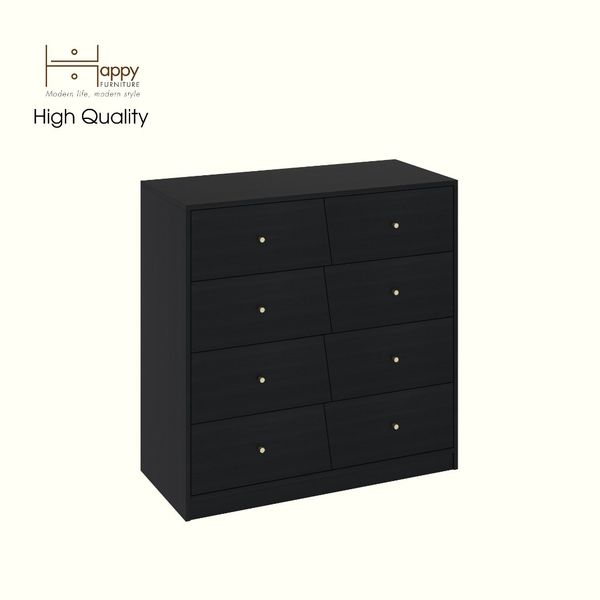  HAPPY FURNITURE , Tủ lưu trữ 8 ngăn kéo - DALEY ,THK_343 , 100cm x 45cm x 100cm DxRxC 