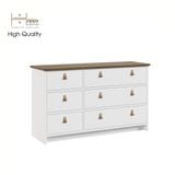 HAPPY FURNITURE , Tủ lưu trữ 3 tầng 6 ngăn kéo - NOMIA , THK_066 , 108cm x 35cm x 64cm 