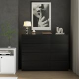  HAPPY FURNITURE , Tủ đựng đồ 8 ngăn kéo - OLA , THK_091 , 120cm x 45cm x 94cm 
