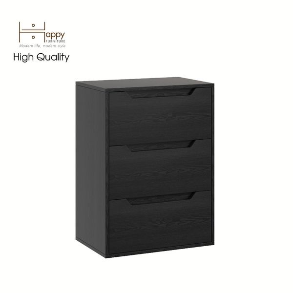  HAPPY FURNITURE , Tủ đựng đồ 3 ngăn kéo - ALEE , THK_036 , 60cm x 40cm x 82cm 