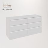  HAPPY FURNITURE , Tủ 6 ngăn kéo - DOOBIE , THK_004 , 160cm x 48cm x 78cm 