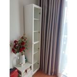  HAPPY FURNITURE , kệ sách 6 tầng cửa kính size nhỏ - CATY , KSA_011 , 40cm x 30cm x 202cm 