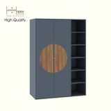  HAPPY FURNITURE , Tủ quần áo 2 cánh mở - BANA , TCM_127 , 120cm x 56cm x 176cm 