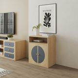  HAPPY FURNITURE , Tủ lưu trữ 2 cửa mở - BANA , TCM_125 , 60cm x 34cm x 70cm 