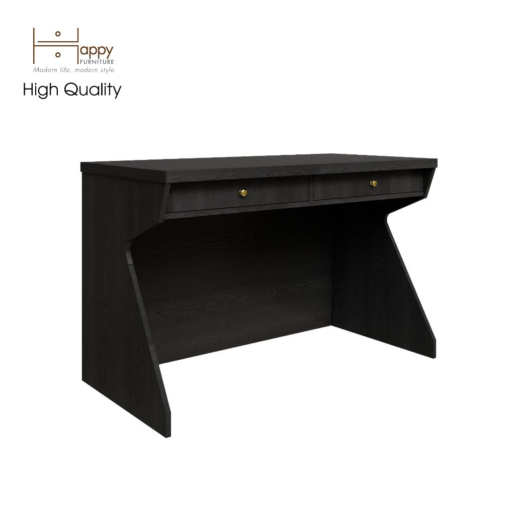  HAPPY FURNITURE , Bàn làm việc 2 ngăn kéo - HELI , BAN_056 , 120cm x 60cm x 75cm 