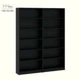  HAPPY FURNITURE , Combo 2 kệ sách 6 tầng - CATY , KSA_088, 160cm x 28cm x 202cm DxRxC 