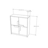  HAPPY FURNITURE , Tủ lưu trữ 4 cánh mở - PONIX , TCM_115 , 82cm x 32cm x 90cm 