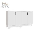  HAPPY FURNITURE , Tủ lưu trữ 4 cánh mở - MOLLY , TCM_105 , 140cm x 40cm x 82cm 