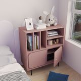  HAPPY FURNITURE , Tủ lưu trữ nhiều ngăn chân sắt - SWEETY , TCM_060 , 86cm x 40cm x 95cm 