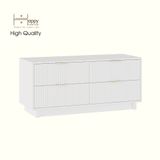  HAPPY FURNITURE , Tủ lưu trữ 4 ngăn kéo - NAMI, THK_242 , 120cm x 45cm x 55cm DxRxC 