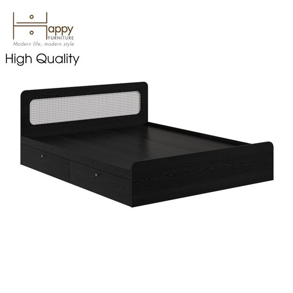  HAPPY FURNITURE ,  Giường ngủ 2 ngăn kéo - MEYDAN , GNG_073 GNG_074 GNG_075 GNG_076 , 203x30cm , dài x cao 