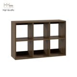  HAPPY FURNITURE , Kệ sách 2x3 - ZANE , KSA_037 , 90cm x 28cm x 60cm 