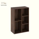  HAPPY FURNITURE , Kệ sách 5 ngăn - CATY , KSA_089, 52cm x 28cm x 77cm DxRxC 