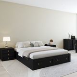  HAPPY FURNITURE , Giường 2 ngăn kéo - CALYN , GNG_250 GNG_251 GNG_252 GNG_253 , 207cm x 32cm DxRxC 