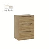  HAPPY FURNITURE , Tủ đựng đồ 3 ngăn kéo - ALEE , THK_036 , 60cm x 40cm x 82cm 
