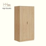  HAPPY FURNITURE , Tủ quần áo 2 cửa mở 2 ngăn kéo - DASH , TCM_022 , 90cm x 58cm x 180cm 