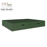  HAPPY FURNITURE , Giường ngủ 2 ngăn kéo -  MOLLY , GNG_106 GNG_107 GNG_108 GNG_109 , 203x32cm , dài x cao 