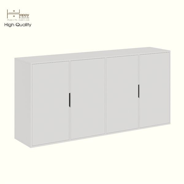 HAPPY FURNITURE ,Tủ lưu trữ 4 cửa mở - LAYLA , TCM_273 , 180cm x 40cm x 86cm DxRxC 