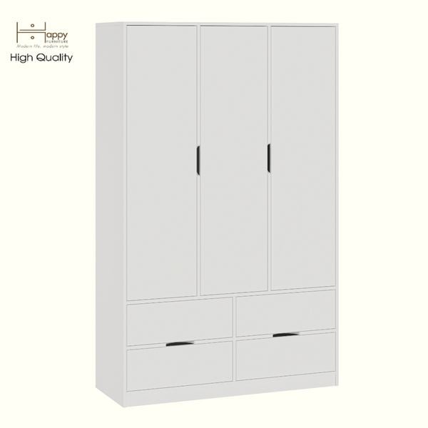  HAPPY FURNITURE ,Tủ lưu trữ 3 cửa mở - LAYLA , TCM_274 , 119cm x 45cm x 190cm DxRxC 